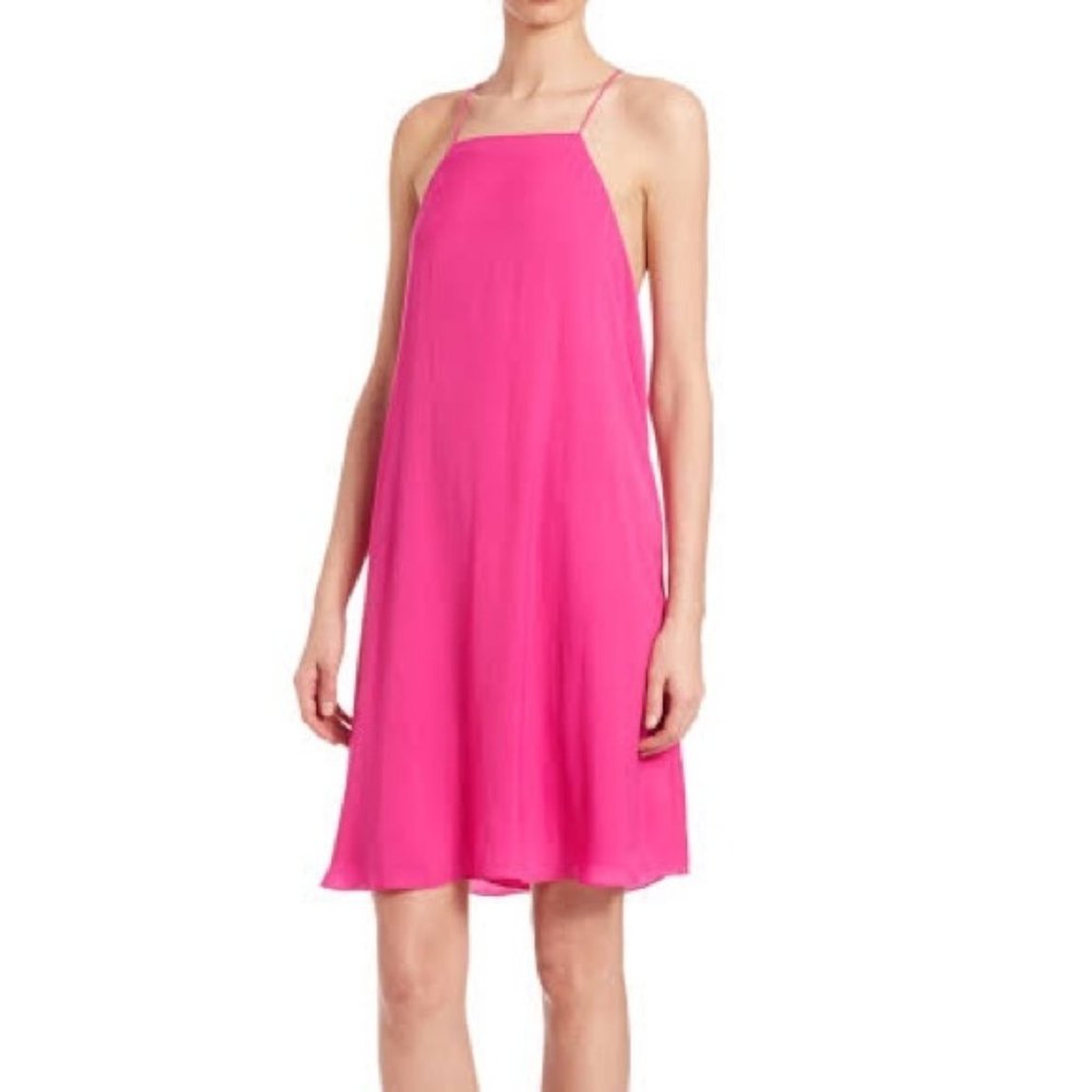 Polo Ralph Lauren Hot Pink Dayana Slip Dress
